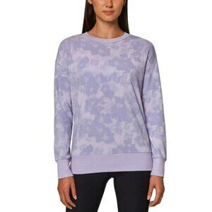 NWT Mondetta Women's Floral Print Eco Soft Lightweight Casual Active Sweatshirt